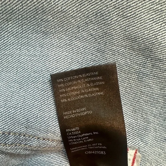 BDG Women's Blue Shorts Size 26 - Picture 5 of 5